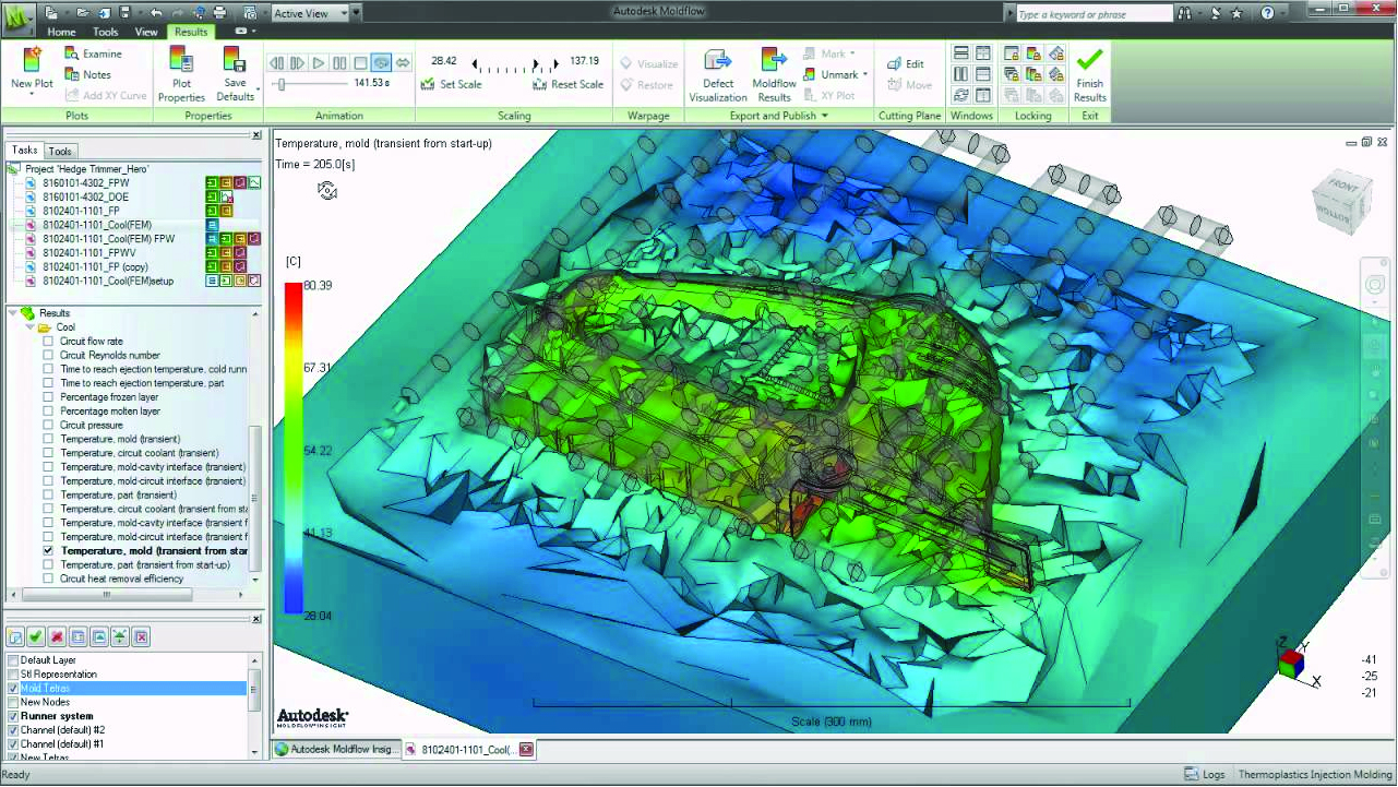 Formation sur MOLDFLOW – Phase de refroidissement (Cool)