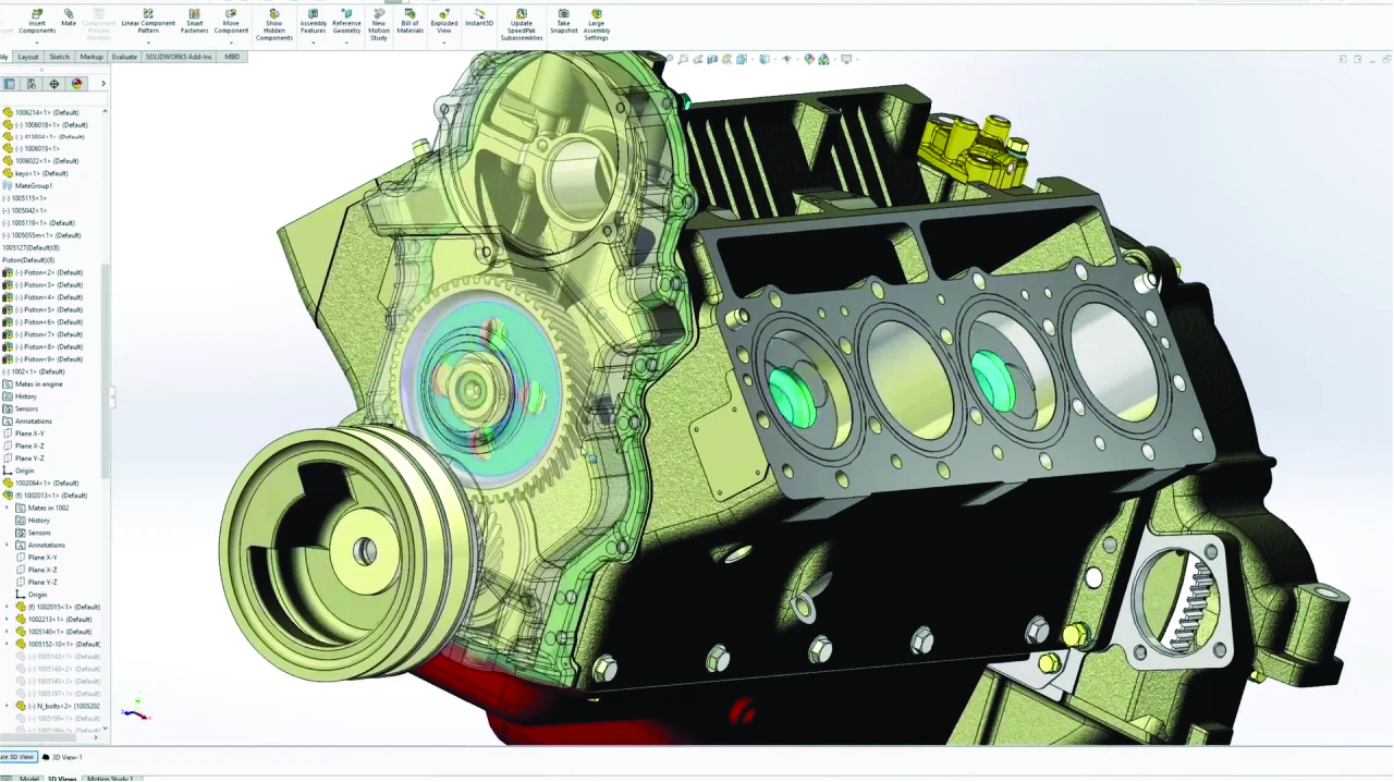 Modélisation des pièces sur SolidWorks – 3D