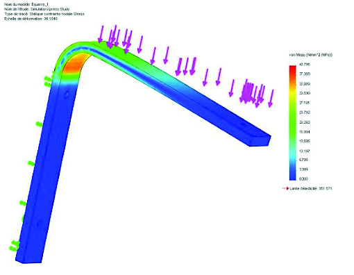 Résistances des matériaux sur Solidworks (Niveau 1)