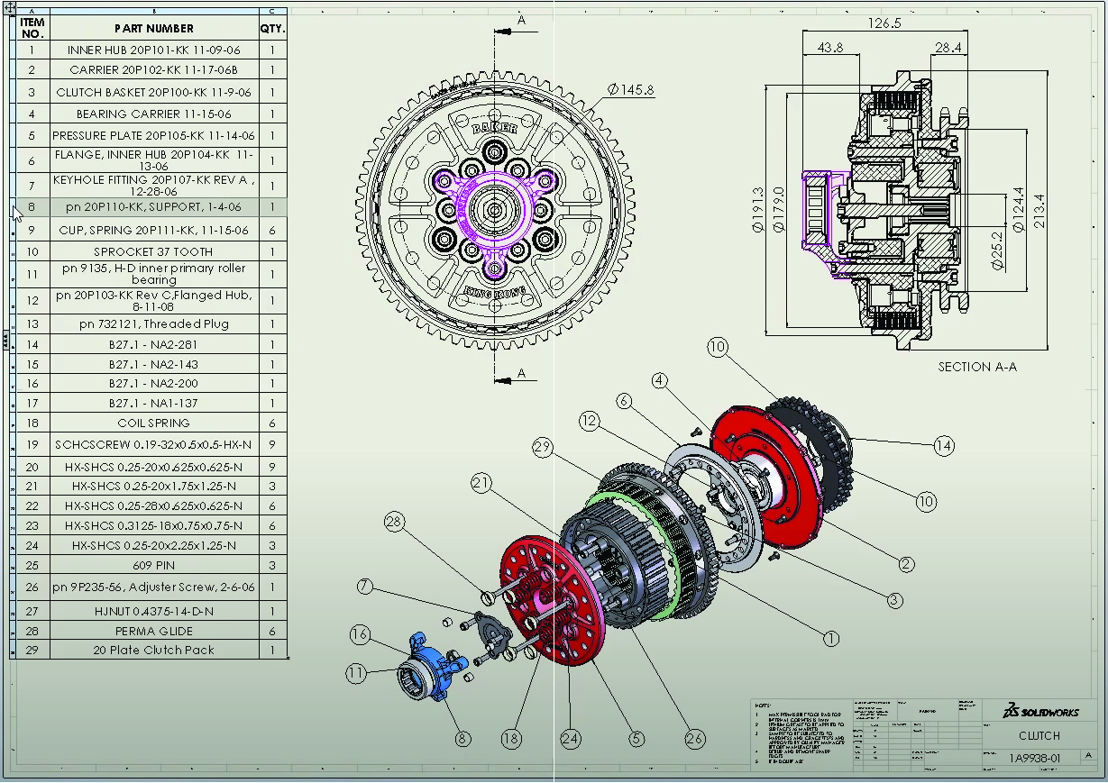 Préparation des mises en plan sur Solidworks